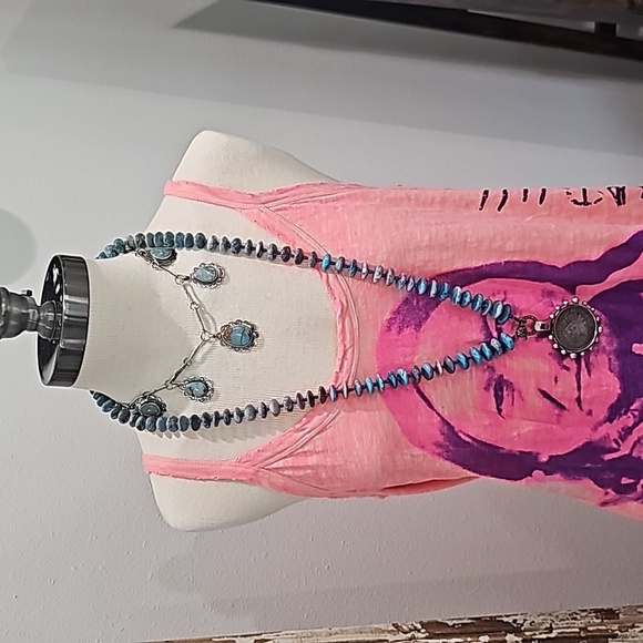 Sterling Silver Turquoise Necklace 😍 - Picture 6 of 12